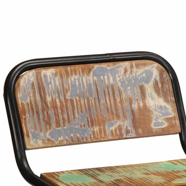 vidaXL barstole 4 stk. 46x35,5x70 cm massivt genbrugstræ