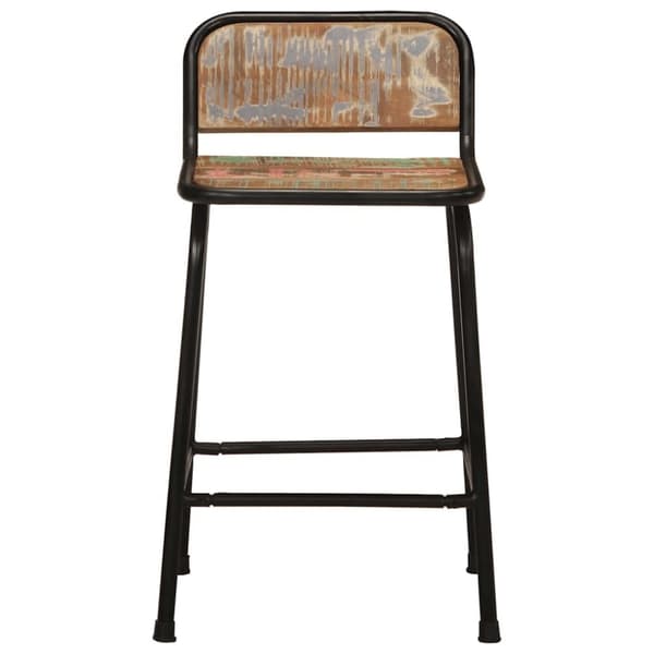 vidaXL barstole 4 stk. 46x35,5x70 cm massivt genbrugstræ