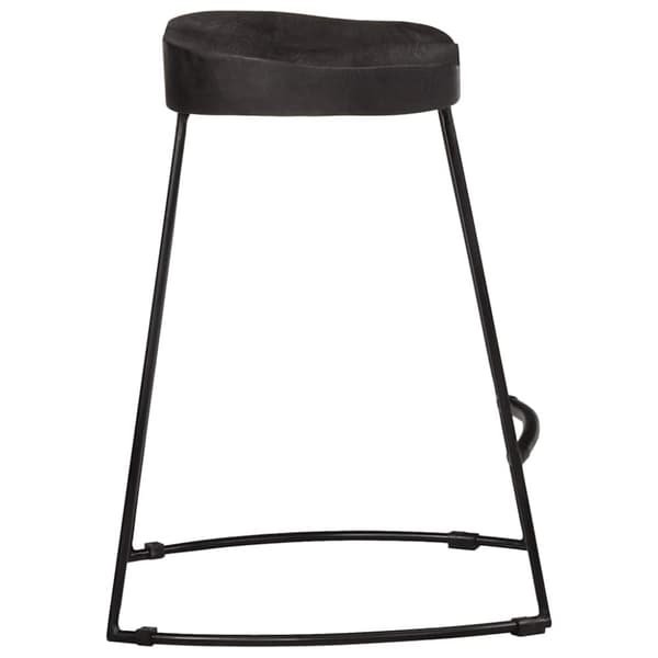 vidaXL Baarijakkarat 2 kpl musta 46x38x52 cm täysi mangopuu