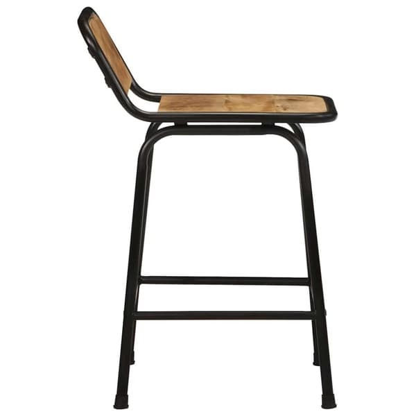 vidaXL Barkrakker 2 stk 46x35,5x70 cm grovt heltre mangotre