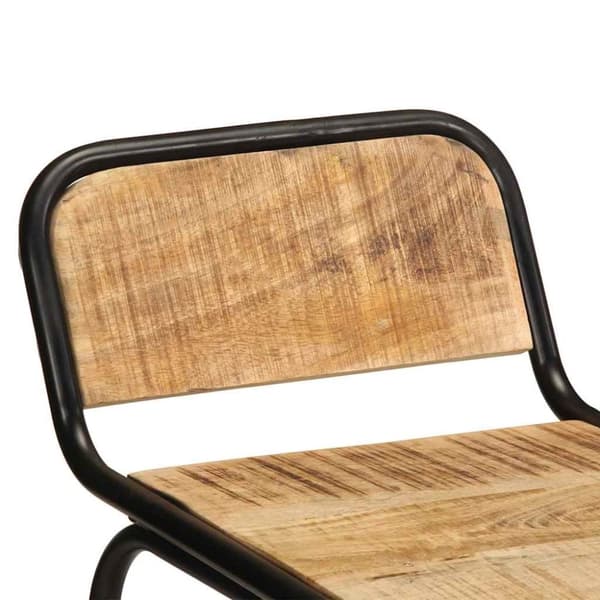 vidaXL Barkrakker 2 stk 46x35,5x70 cm grovt heltre mangotre