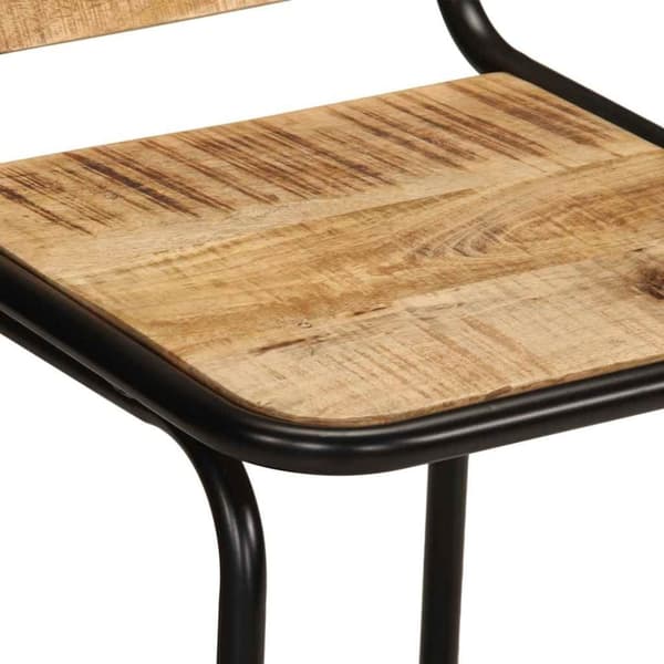 vidaXL Barkrakker 2 stk 46x35,5x70 cm grovt heltre mangotre