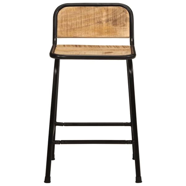 vidaXL Barkrakker 2 stk 46x35,5x70 cm grovt heltre mangotre