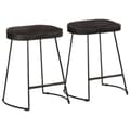 Miniatyrbilde 1 av 11: vidaXL Barkrakker 2 stk sort 46x38x52 cm heltre mango