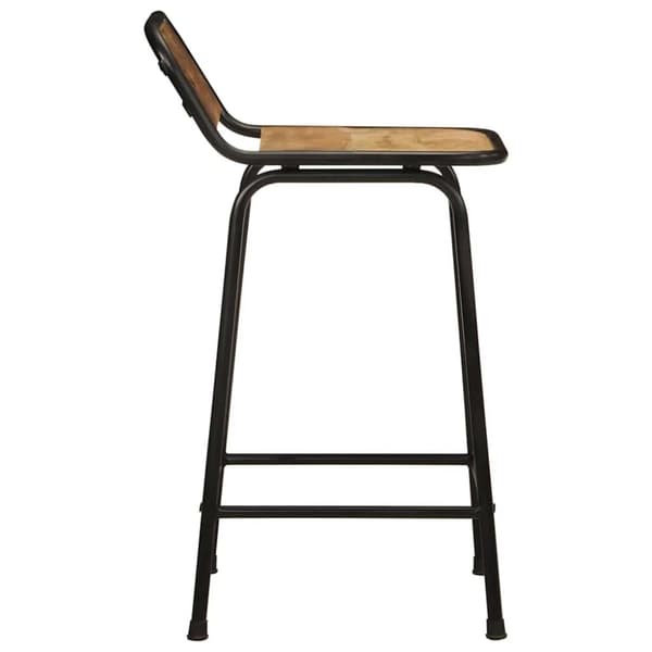 vidaXL Barkrakker 2 stk 46x35,5x80 cm grovt heltre mangotre