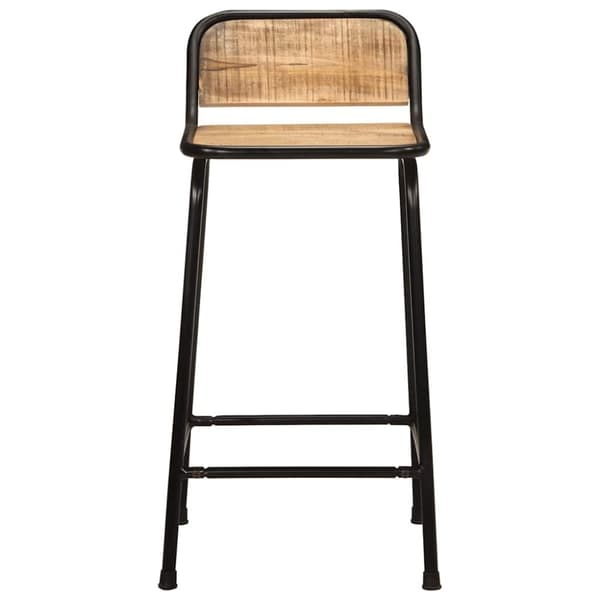 vidaXL Barkrakker 2 stk 46x35,5x80 cm grovt heltre mangotre