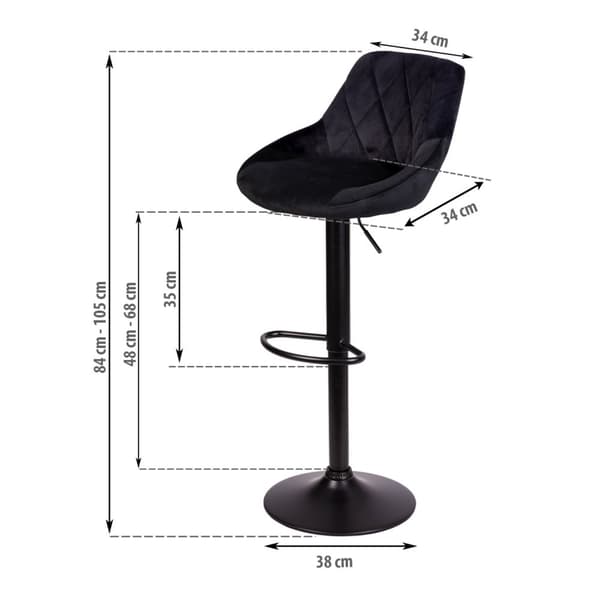 Baarijakkara selkänojalla Nerra Sofa musta mustalla pohjalla