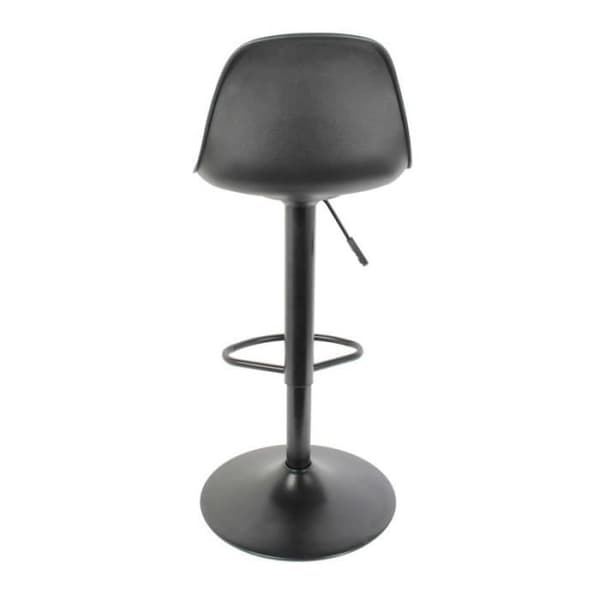 Set med 2 Barstolar - PARIS PRIX - Isak 104cm Svart - Justerbar höjd - Bekväm stoppad sits