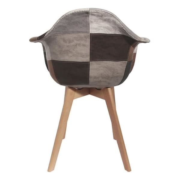 Set med 2 fåtöljer - Faux - L 62 x D 84 x H 59 cm - LAPPARBETE