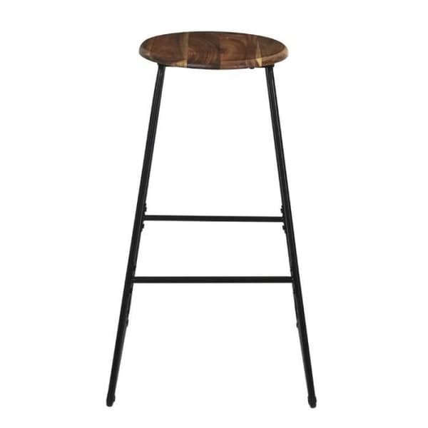 Barstol - Akaciatree - 70cm - Trä och Metall - Modern Stil