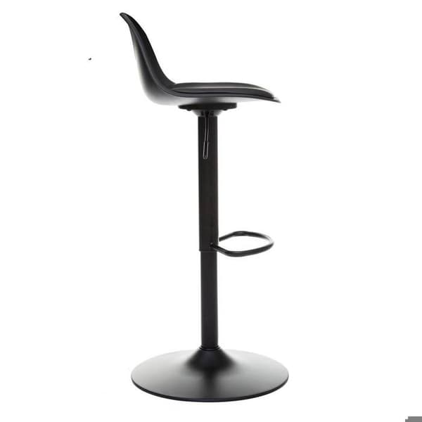 Justerbar barstol - ATMOSPHERA - Aiko - Svart - Metall - Modern skandinavisk stil