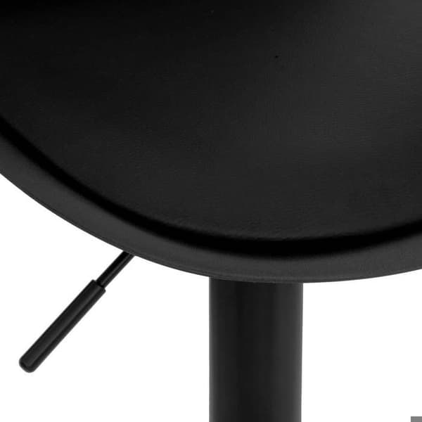 Justerbar barstol - ATMOSPHERA - Aiko - Svart - Metall - Modern skandinavisk stil