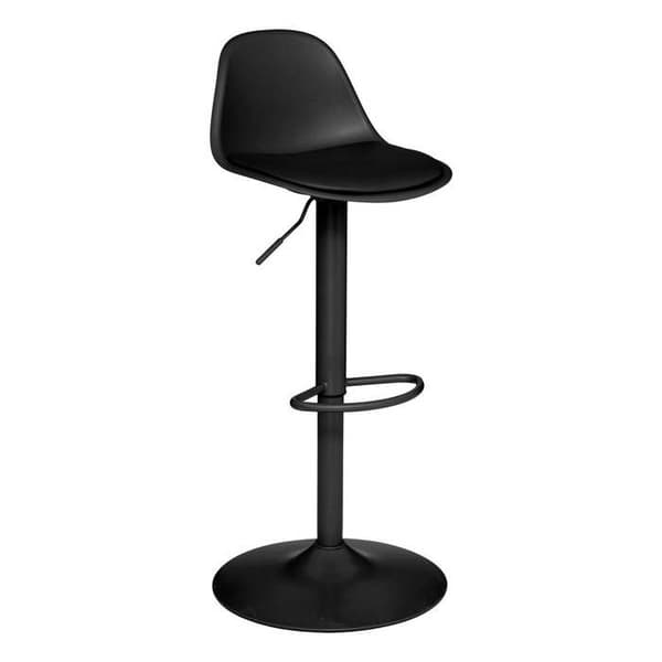 Justerbar barstol - ATMOSPHERA - Aiko - Svart - Metall - Modern skandinavisk stil