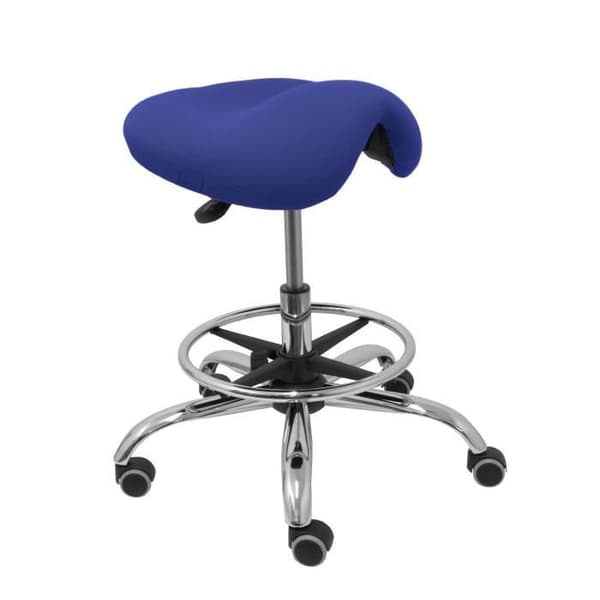 Ergonomisk och vridbar klinisk pall med anatomiskt justerbar höjd sits (krom fotstödsring INGÅR). sittplats