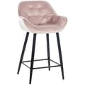 Miniatyrbild 1 av 4: Barpall - CLP - Gibson - Metallben och fotstöd - Rosa sammet