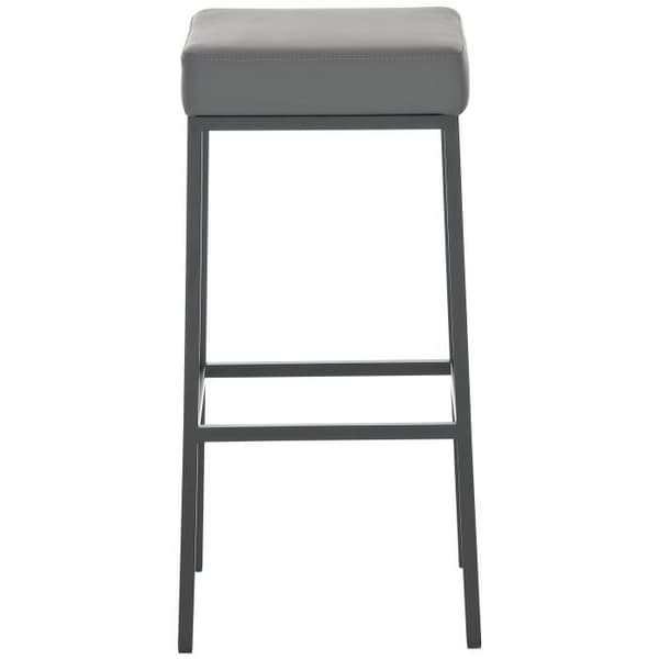Barstolar - CLP - Montreal - Grå konstläder - Paket med 2 - Höjd 80 cm