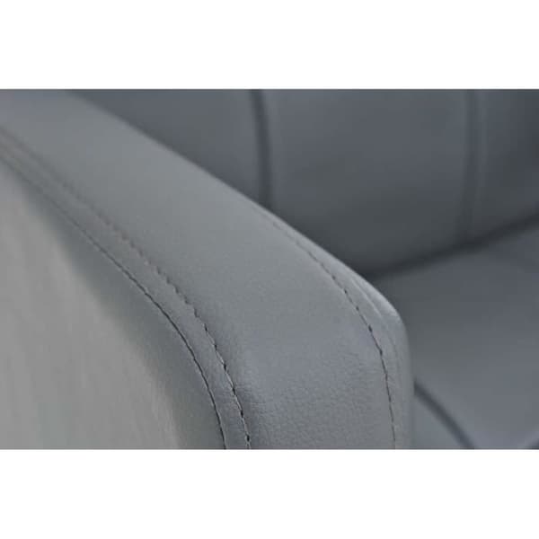 Barstol - CLP - LOS ANGELES - PU - Justerbar 64-85 cm - 360° roterande - Armstöd