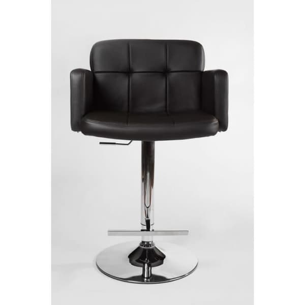 Barstol - CLP - LOS ANGELES - PU - Justerbar 64-85 cm - 360° roterande - Armstöd