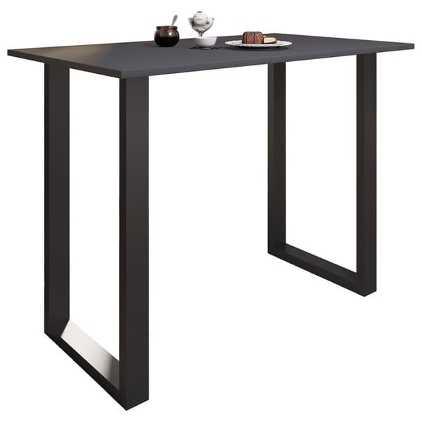 Xona barbord 140x80 antracit, sort.