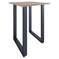 Miniatyrbillede 1 af 4: Xona barbord 80x80 eg dekor, sort.