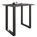 Miniatyrbillede 2 af 4: Xona barbord 110x80 antracit, sort.