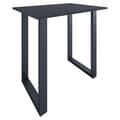 Miniatyrbillede 1 af 4: Xona barbord 110x80 antracit, sort.