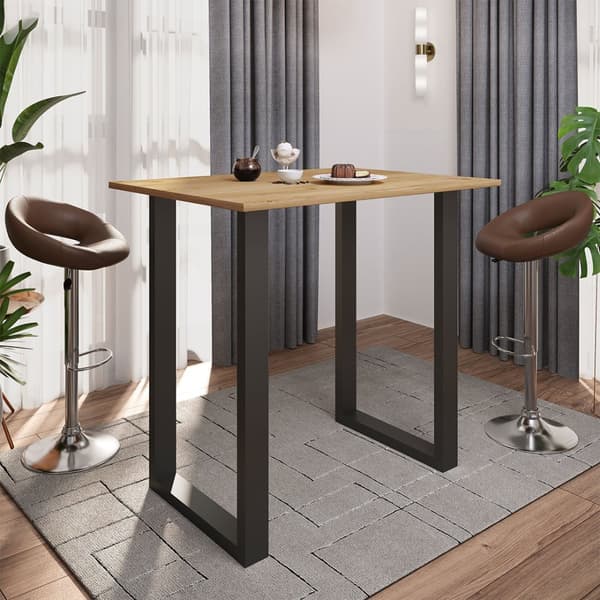 Xona barbord 110x80 ek dekor, svart.