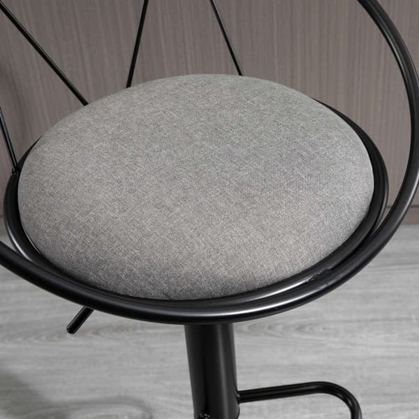 Rootz 2 -osainen asetuspalkin jakkarat - Korkeus säädettävät - kääntyvät istuimet - mukava muotoilu - 51 cm x 46 cm x 78-100 cm