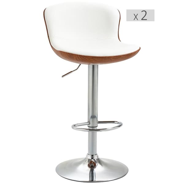 Rootz 2 stykker Justerbar barkrakker - Køkken afføring - Rotatable stole - Ergonomisk komfort - 46W x 50d x 85-106h cm