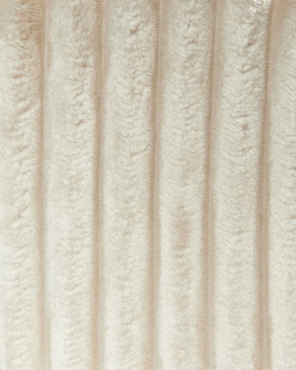 Sett med 2 Barstoler Lys Beige Stofftrekk med Fløyelsarmlener Retro Design