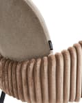 Miniatyrbillede 8 af 11: Barstole med Armlæn Taupe Sæt af 2 Høj Køkkenstole Retro Ryglæn Design Fodstøtte Counterstol til Barbord Stole til Køkkenø