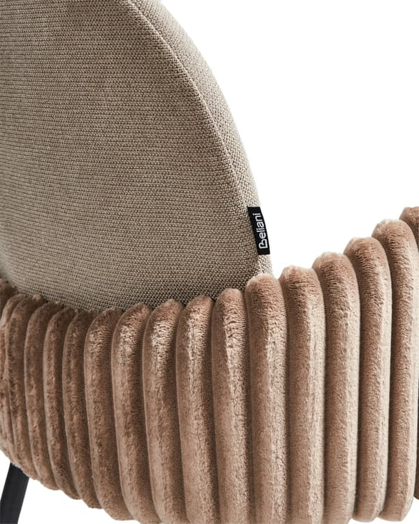 Barstole med Armlæn Taupe Sæt af 2 Høj Køkkenstole Retro Ryglæn Design Fodstøtte Counterstol til Barbord Stole til Køkkenø