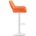 Miniatyrbild 3 av 3: Barstol -MAGNIEUCuirette Vit (Orange)