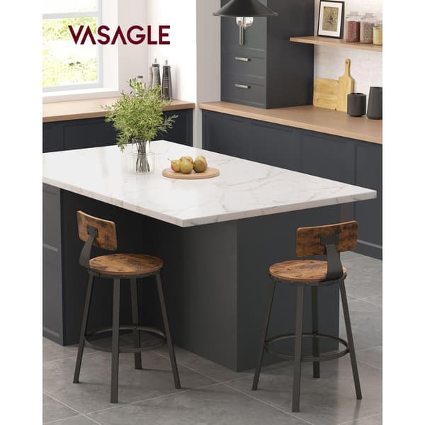 Barstol, VASAGLE, 50.6x88.5 cm, Brun-Svart