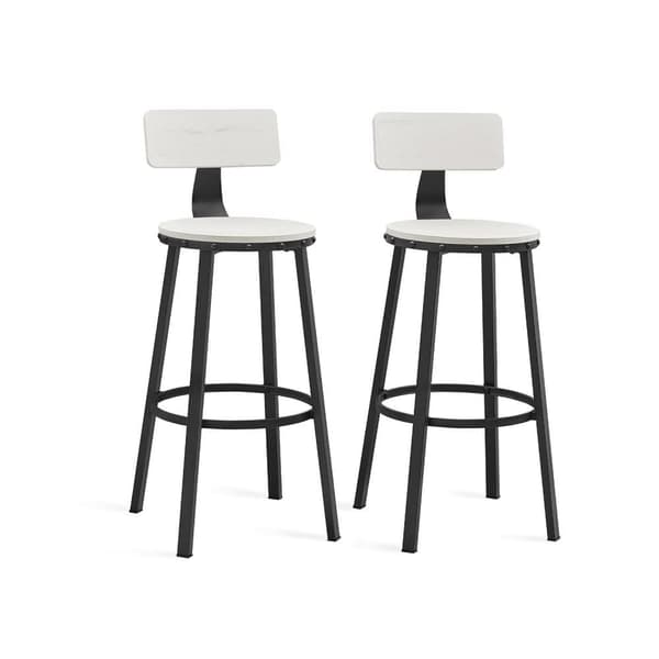 Barstol, VASAGLE, 54x99 cm, Vit-Svart