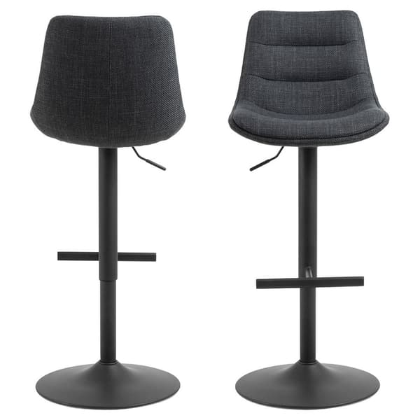 2 x Adisa barstol tyg grå.