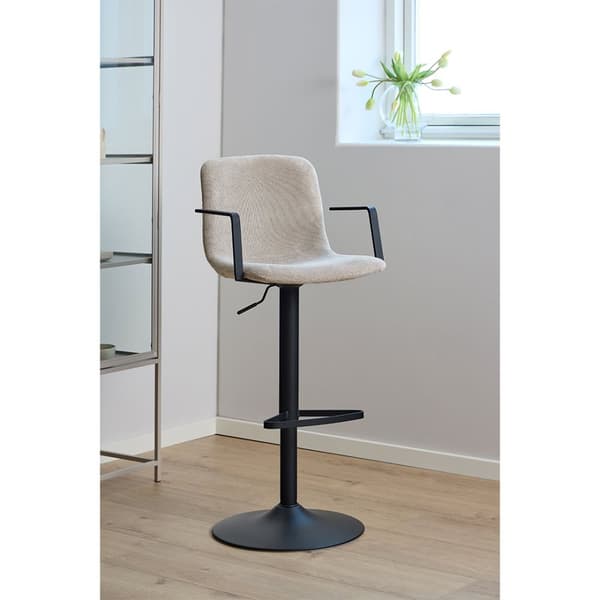 2 x Pablo barstol stoff beige.