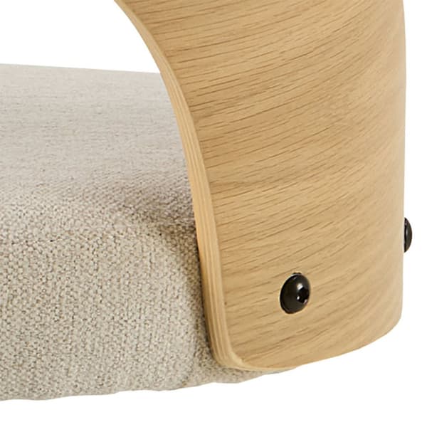 2 x Lucy barstol tyg beige.