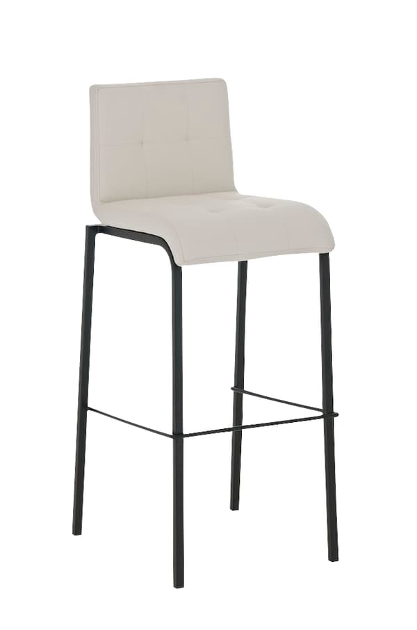 Barstol Avola läder B78 51 x 43 x 103 cm 1