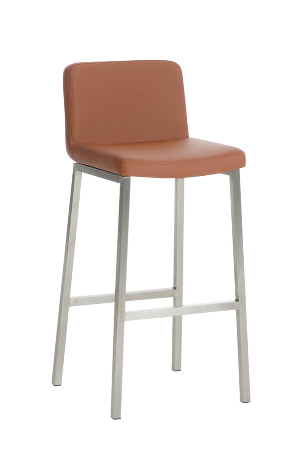 Barstol Vagos kunstlæder E77 41 x 41 x 102 cm 5