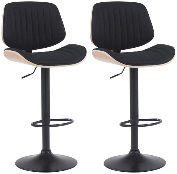 CLP Set med 2 barstolar Clawson tyg