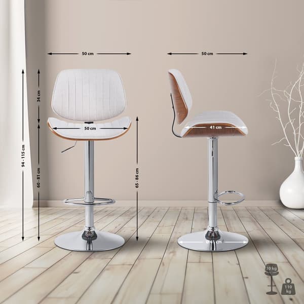 CLP Set med 2 barstolar Clawson tyg