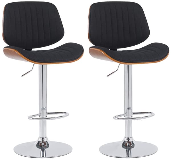 CLP Set med 2 barstolar Clawson tyg