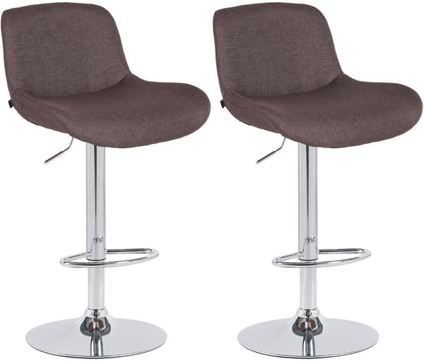 CLP Set med 2 barstolar Solon krom