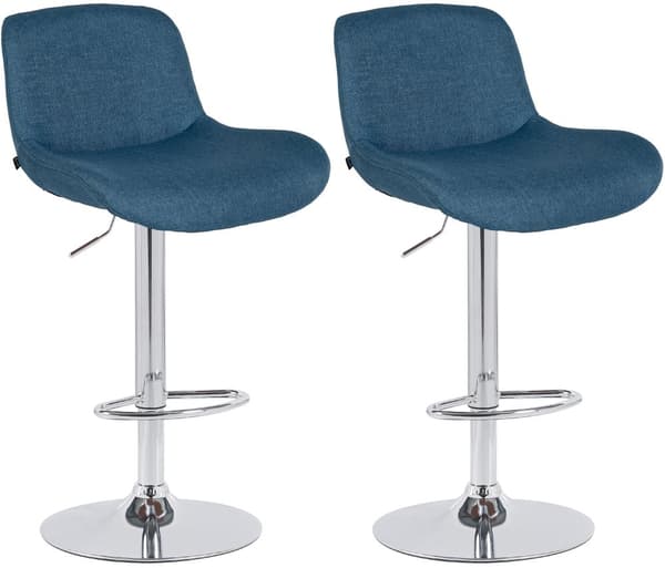 CLP Set med 2 barstolar Solon krom