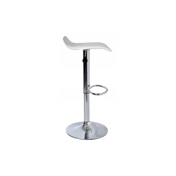 Justerbar skammel VIA hvid Eco