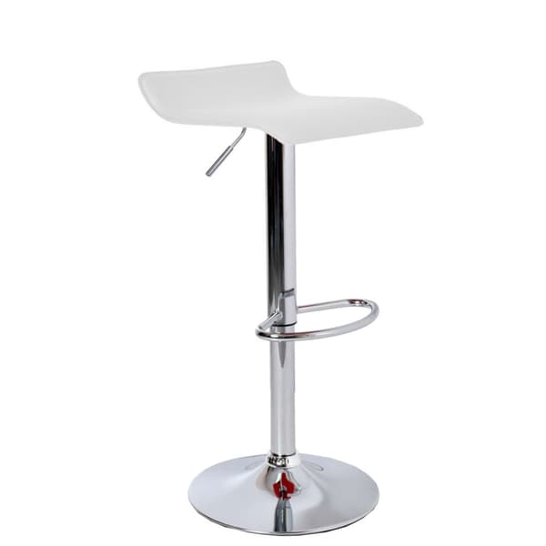 Justerbar skammel VIA hvid Eco