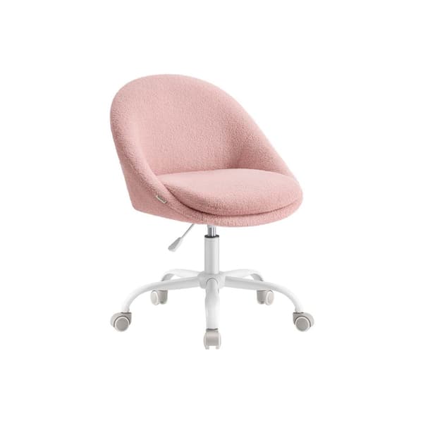 Hjemmekontorstol, SONGMICS OBG020G01, 60x60x(80-90) cm, Pastel Pink