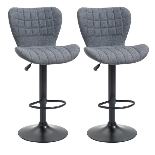 Rootz 2 -osainen asetettu palkkijakkara - Säädettävät jakkarat - Kääntötuolit - Ergonominen mukavuus - 47L x 51,5b x 89-109H cm