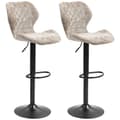 Miniatyrbillede 10 af 10: Rootz Sæt med 2 barstole - Køkken afføring - Højdejusterbar modstole - Ultimate Comfort - 48 cm x 51,5 cm x 91-112cm